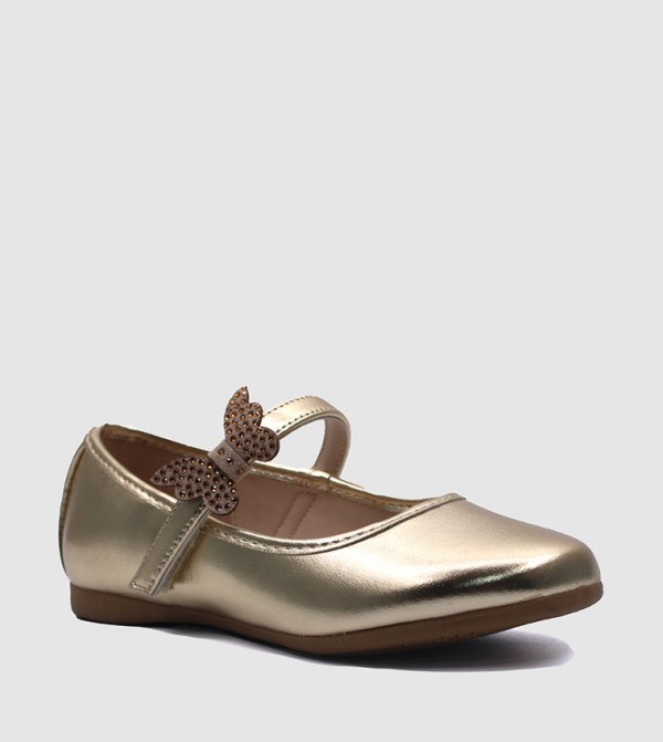 Butterfly Applique Mary Jane Shoes
