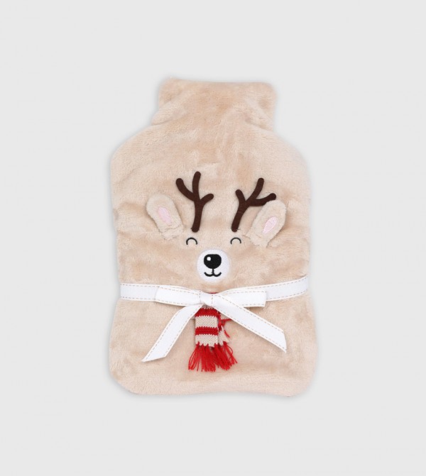 Buy Debenhams Reindeer Hot Water Bottle Case In Beige 6thStreet Qatar