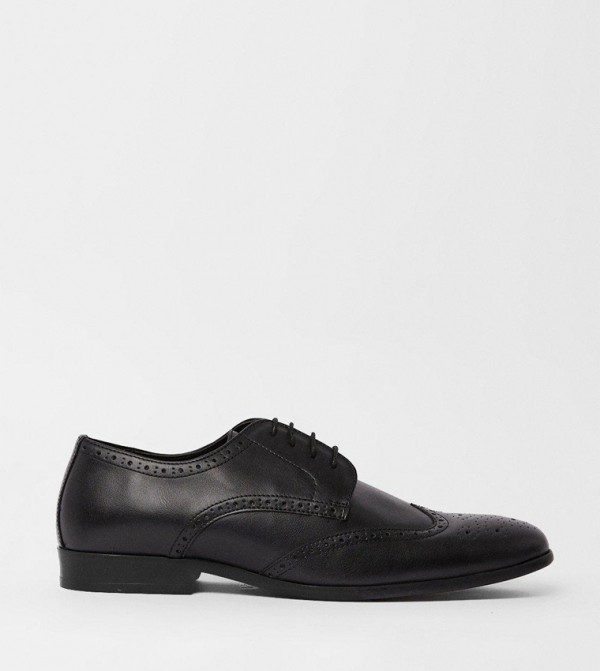 Buy Debenhams Leather Martin Lace Up Brogues Shoes in Black 6thStreet UAE
