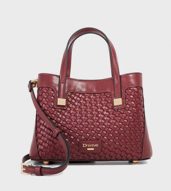DEAVIE Braided Satchel Bag