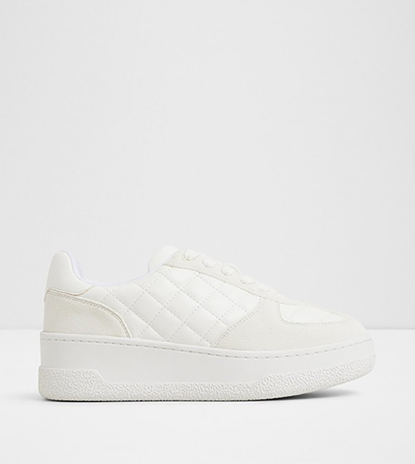 DEEVALE Lace Up Platform Sneakers