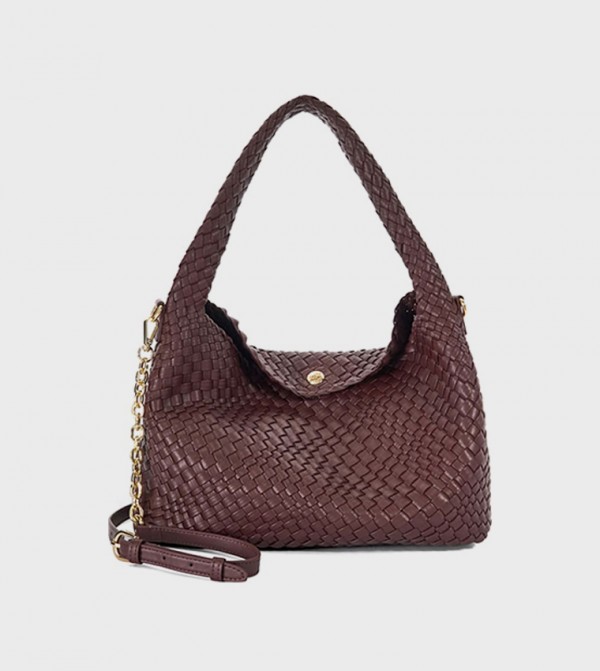 DELIBERATE braided Shoulder Bag