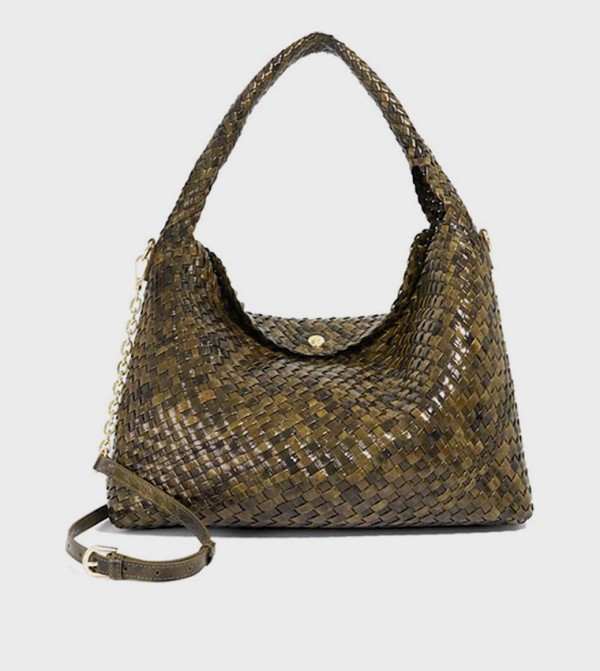 DELIBERATE braided Shoulder Bag