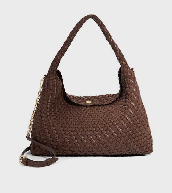 DELIBERATE braided Shoulder Bag