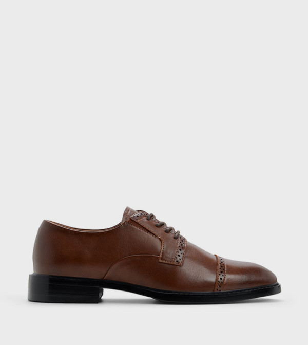 DEMORRIS Almond Toe Derby Shoes