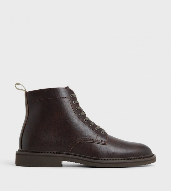 DEVITT Lace-Up Ankle Boots