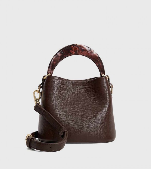 DHARLA Textured Handheld Bag