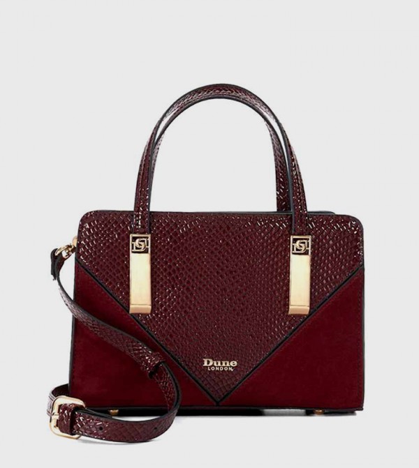DINKYDENBEIGH Textured Satchel Bag