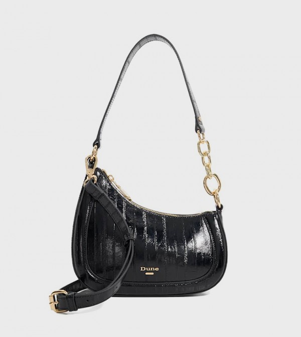 DIRECTION Textured Assymetric Shoulder Bag