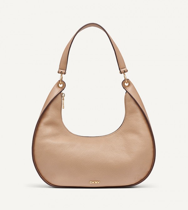 ABBY Logo Detail Hobo Bag