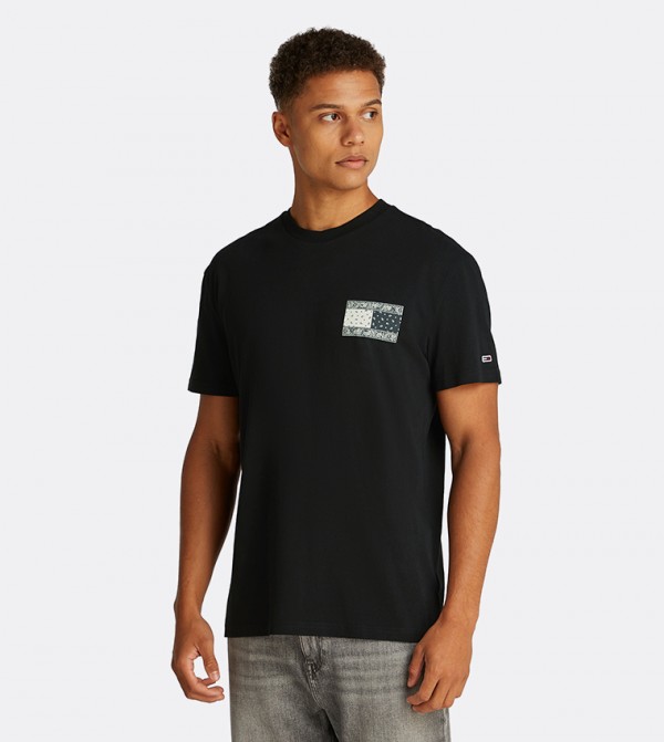 Monotype Printed Short Sleeves T-Shirt