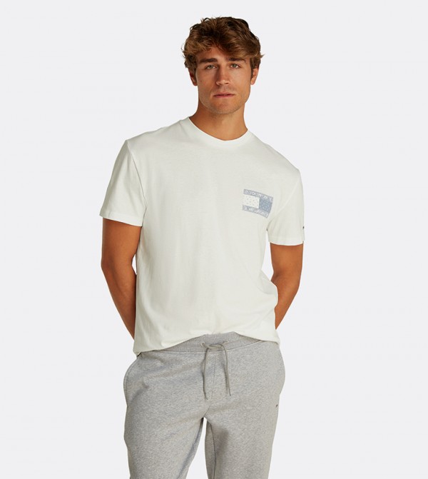 Monotype Printed Short Sleeves T-Shirt