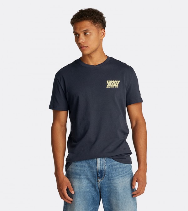 Monotype Printed Short Sleeves T-Shirt