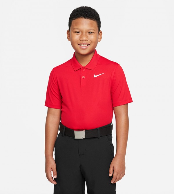 Logo Detail Short Sleeves Polo T-Shirt