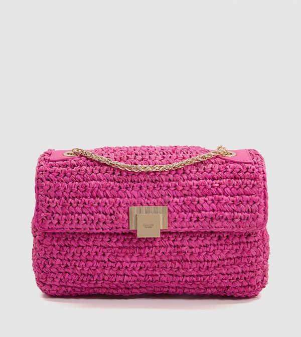 Dune pink clearance clutch bag