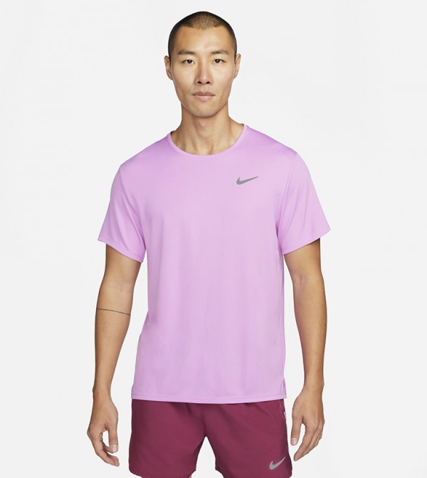 Purple store nike top