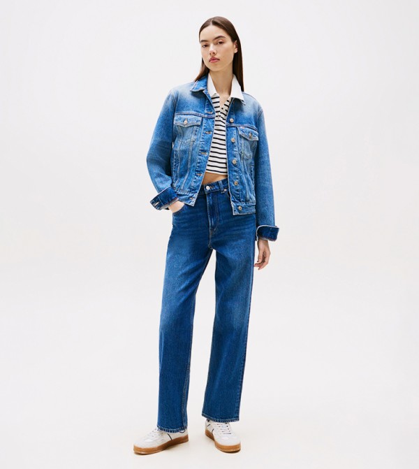 LAYLA Faded Straight Fit Jeans