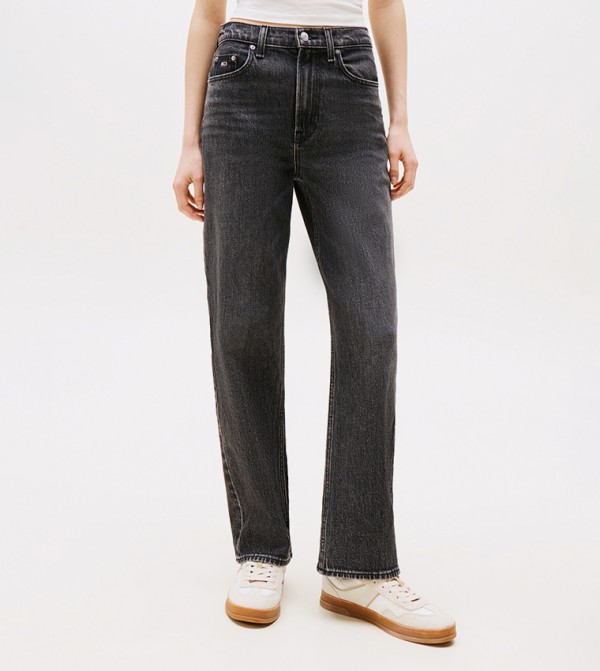 LAYLA Washed Straight Fit Jeans