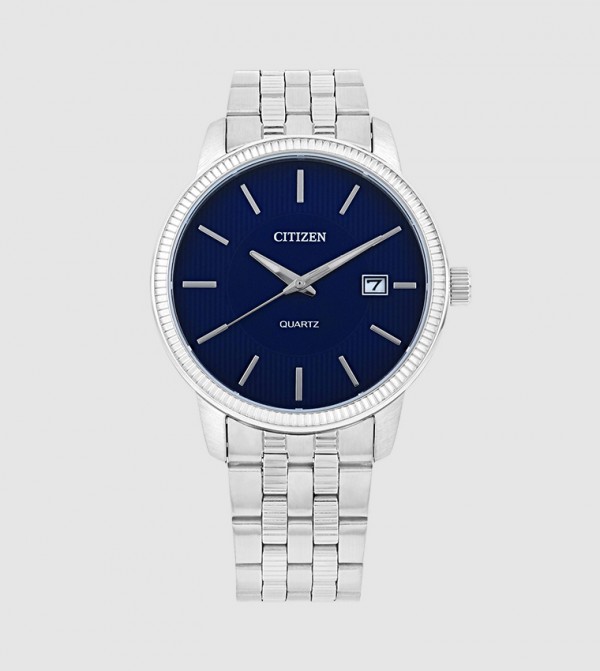 Buy Citizen Quartz Analog Watch Blue Dial In Silver 6thstreet Uae 2882