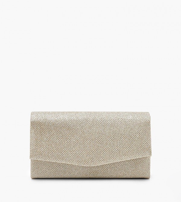 Glitter Envelope Clutch Bag and Chain