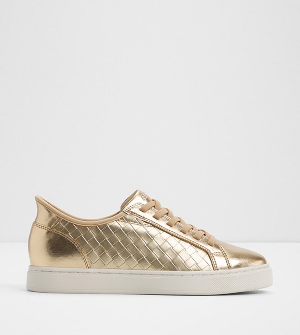 EASYIN Textured Lace-Up Sneakers