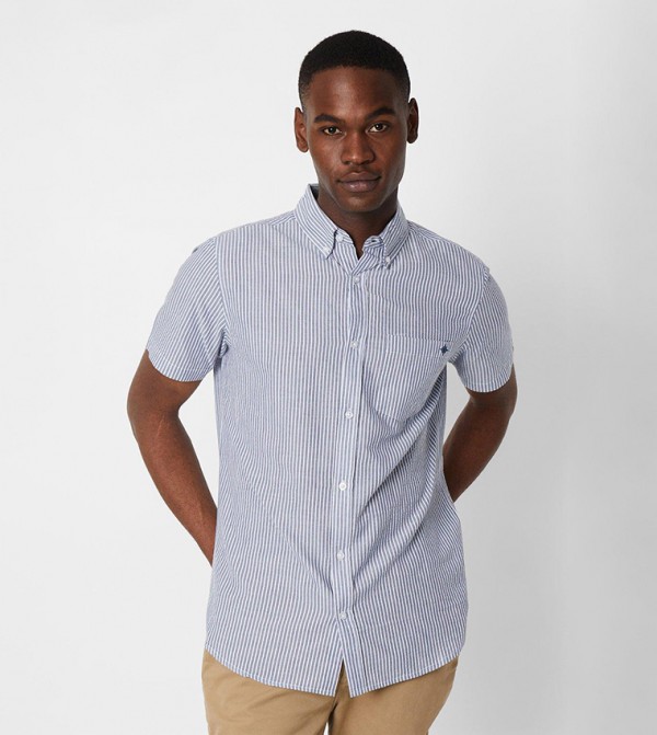 Striped Short Sleeves Shirt