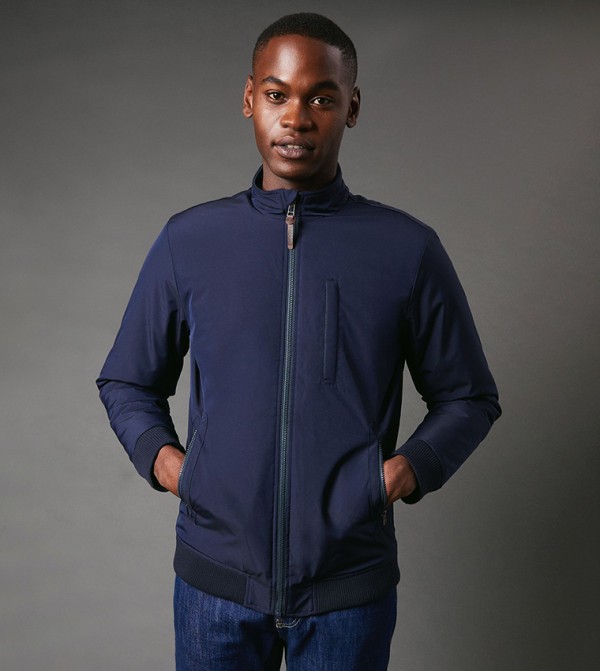 Short Wadded Blouson Jacket