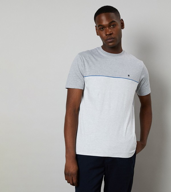 Color Block Short Sleeves T-Shirt