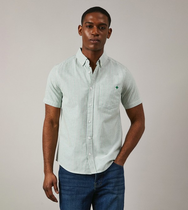 Striped Short Sleeves Shirt