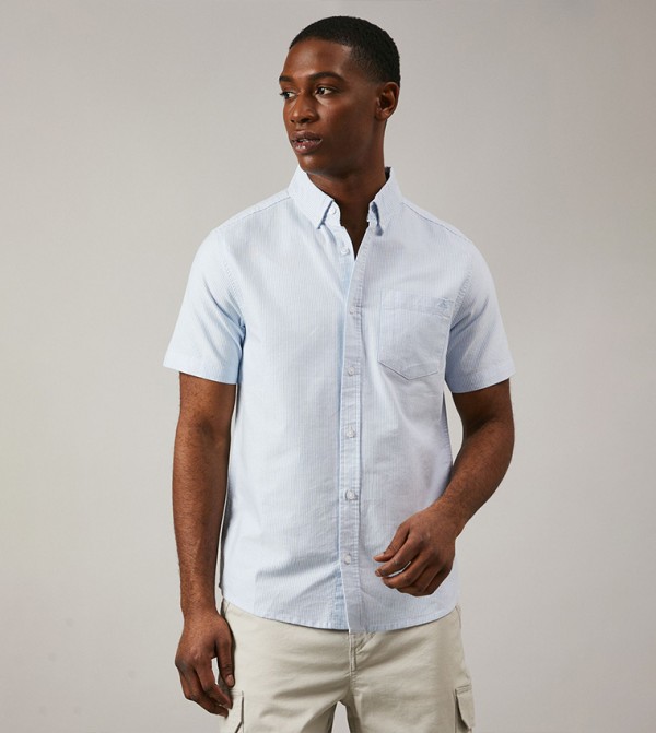 Striped Short Sleeves Shirt