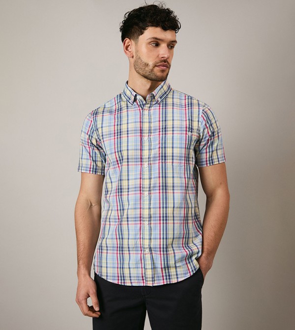 Checkered Short Sleeves Shirt