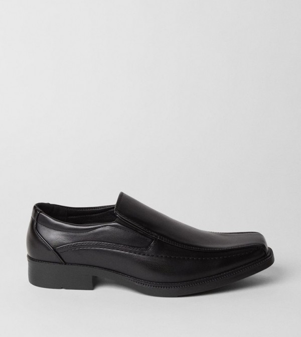 Smart Faux Leather Slip-On Shoes
