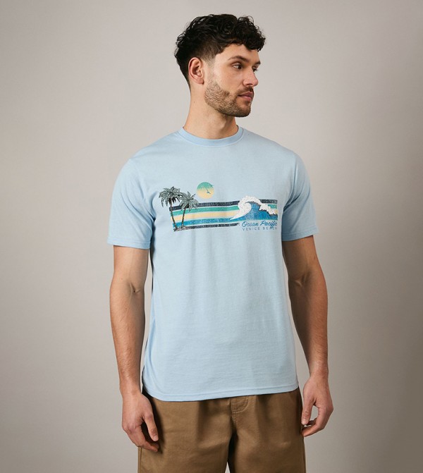 Printed Crew Neck T-Shirt