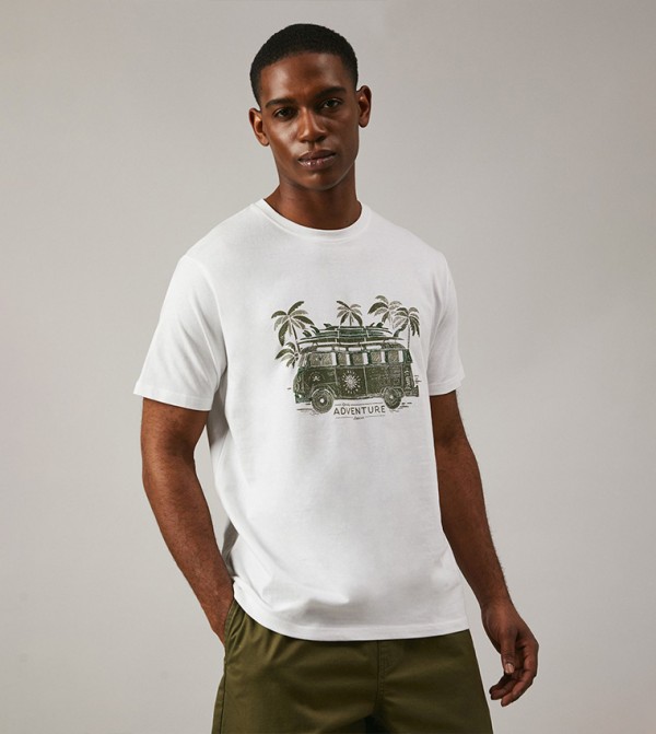 Printed Short Sleeves Casual T-Shirt