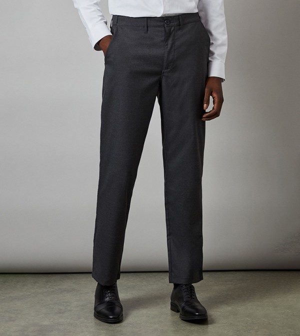Textured Stretch Smart Chinos