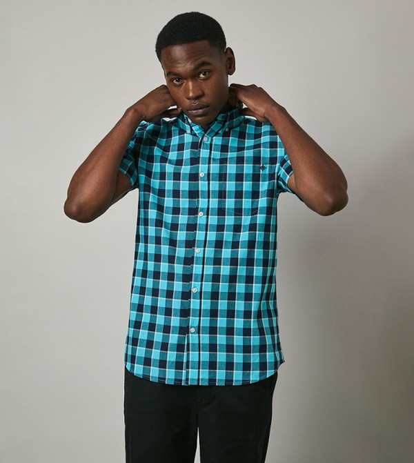 Checkered Short Sleeves Shirt
