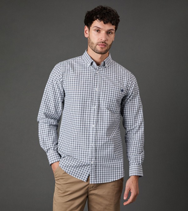 Check Classic Long Sleeves Casual Shirt