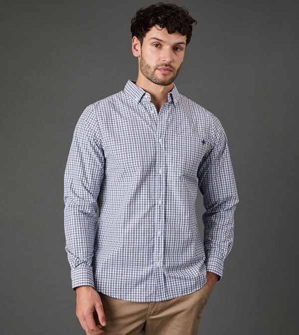 Heritage Check Long Sleeves Casual Shirt