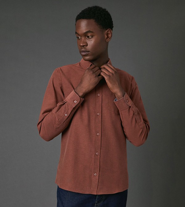 Brushed Flannel Long Sleeves Shirt