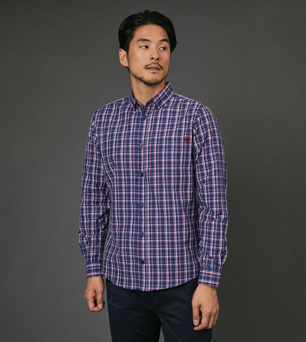 Plaid Long Sleeves Shirt