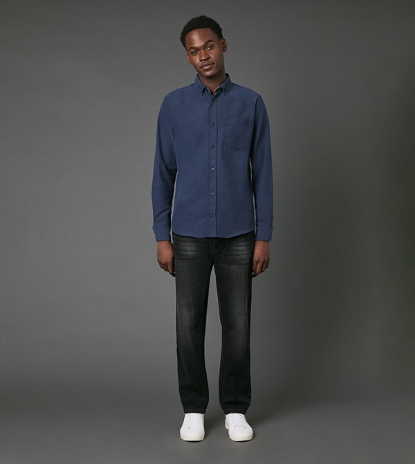 Brushed Flannel Long Sleeves Shirt