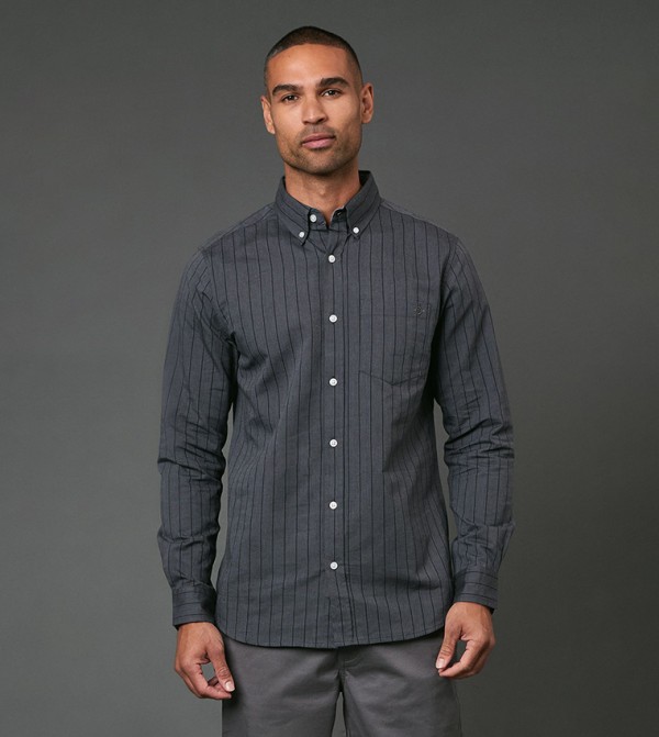 Striped Oxford Long Sleeves Shirt