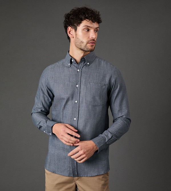 قميص كم طويل 