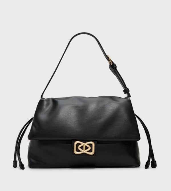 EELINORA Flap Snap Button Shoulder Bag