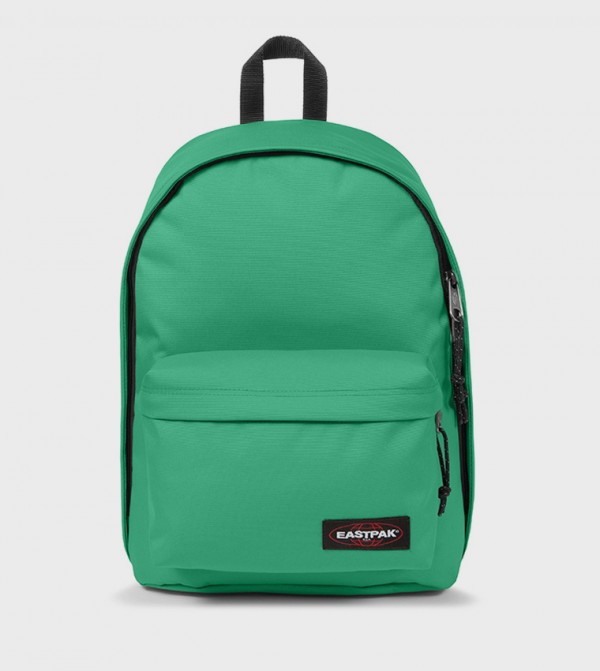 Logo Label Zippered Backpack