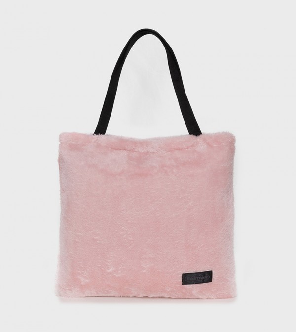 CHARLIE FUZZY Logo Detail Tote Bag