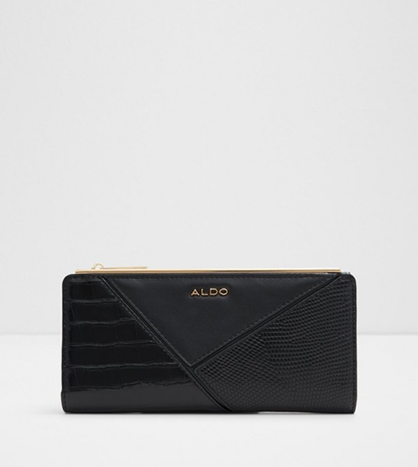 ELBAMACLYA Textured Long Wallet