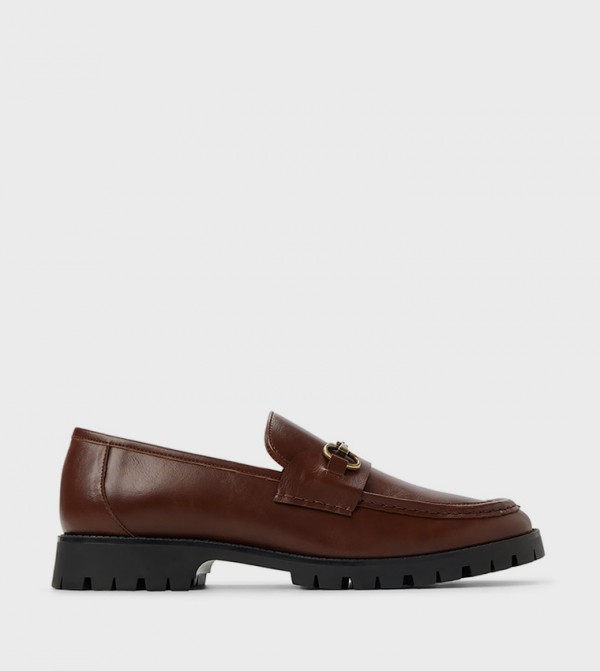 ELDRIDGE Metal Accent Loafers