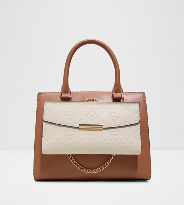 ELELDEN Logo Debossed Satchel Bag