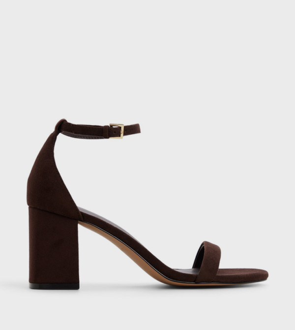 ELIANAA Ankle Strap Block Heel Sandals